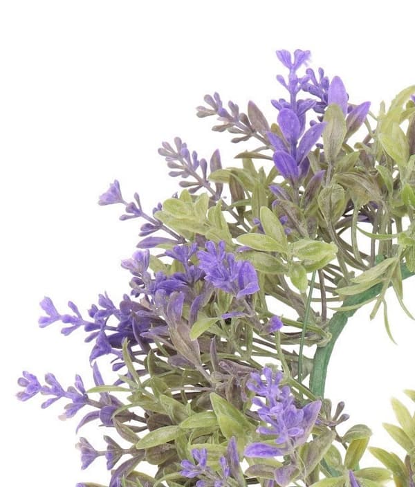 LAVENDELKRANS LAVENDEL 28CM DEKORATIV KRANS
