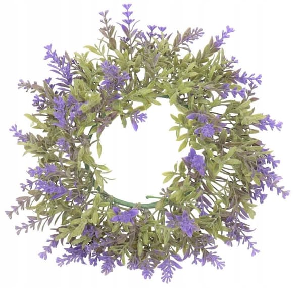 LAVENDELKRANS LAVENDEL 28CM DEKORATIV KRANS