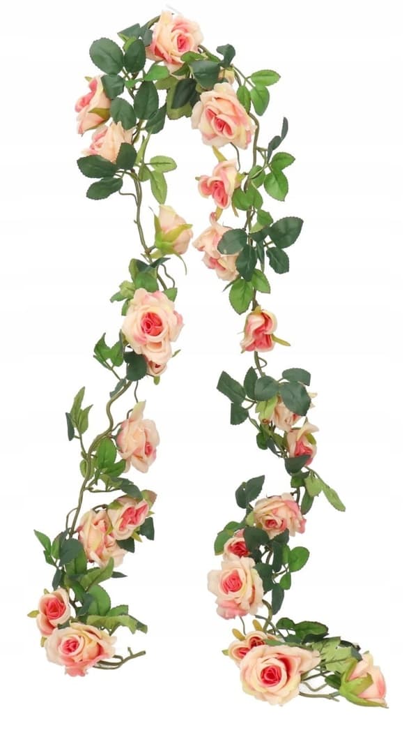 ROSEROSER ROSER GUIRLANDE 170CM KUNSTIGE BLOMSTER