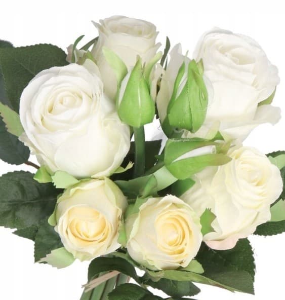 ROS ROSBUKETT TJOCKA KONSTGJORDA BLOMMOR SOM LIVET