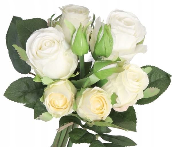 ROS ROSBUKETT TJOCKA KONSTGJORDA BLOMMOR SOM LIVET