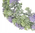 Miniatyrbild 2 av 3: DEKORATIV KRANS KONSTGJORDA BLOMMOR STORA