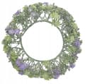 Miniatyrbild 1 av 3: DEKORATIV KRANS KONSTGJORDA BLOMMOR STORA