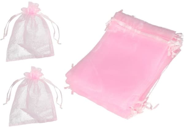 ORGANZA POSER 25 STK. 7,5X10CM BRYLLUPSFEST