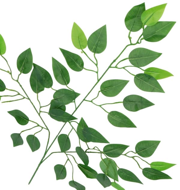 KUNSTIGE BLOMSTER BLAD FICUS BENJAMIN BLADE 60CM