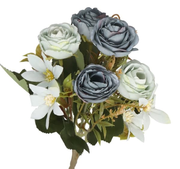KONSTGJORDA BLOMMOR SOM LIV VÄXTER ROS ROSBUKETT