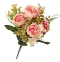 Miniatyrbild 3 av 6: KONSTGJORDA BLOMMOR SOM LIV VÄXTER ROS ROSBUKETT