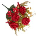 Miniatyrbild 3 av 6: KONSTGJORDA BLOMMOR SOM LIV VÄXTER ROS ROSBUKETT