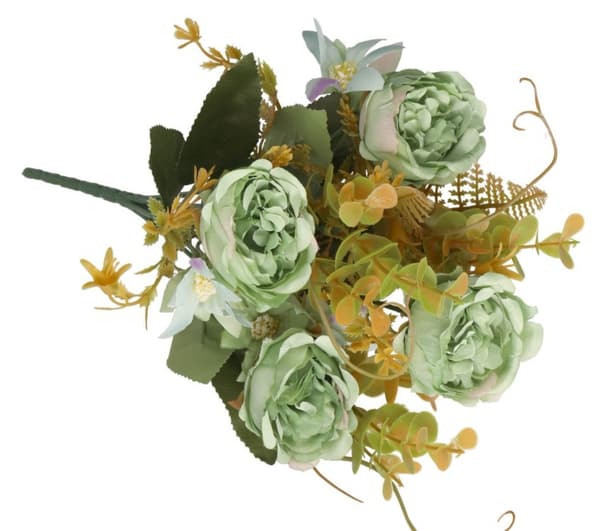 KONSTGJORDA BLOMMOR SOM LIV VÄXTER ROS ROSBUKETT