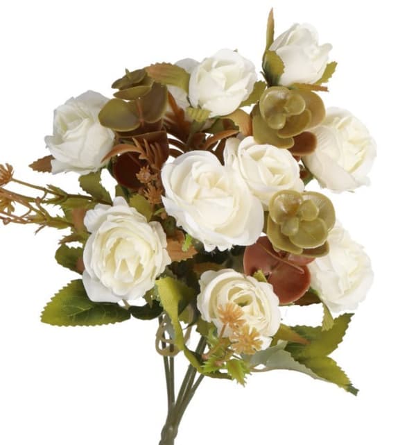 KUNSTIGE BLOMSTER SOM LIV PLANTER ROSER ROSER BUKETT