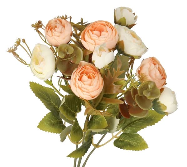 KONSTGJORDA BLOMMOR STORA TÄTA PIONER PIONER