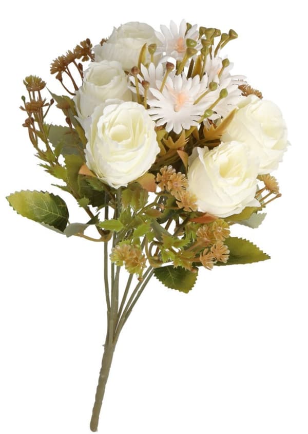 KUNSTIGE BLOMSTER SOM LIV PLANTER ROSER ROSER BUKETT