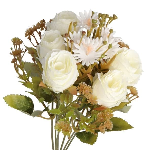 KUNSTIGE BLOMSTER SOM LIV PLANTER ROSER ROSER BUKETT