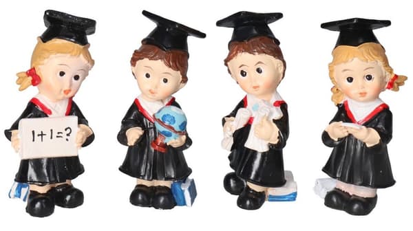 EXAMENSFIGURINER 4 ST