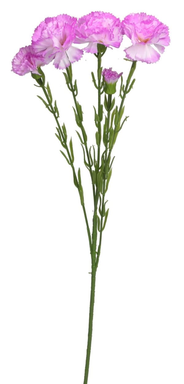 KONSTGJORDA BLOMMOR VÄXTER ENKEL NÄLIKA NÄLIKOR