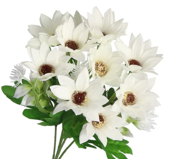 KUNSTIGE BLOMSTER PLANTER BUKET GRENE MARKBLOMSTER