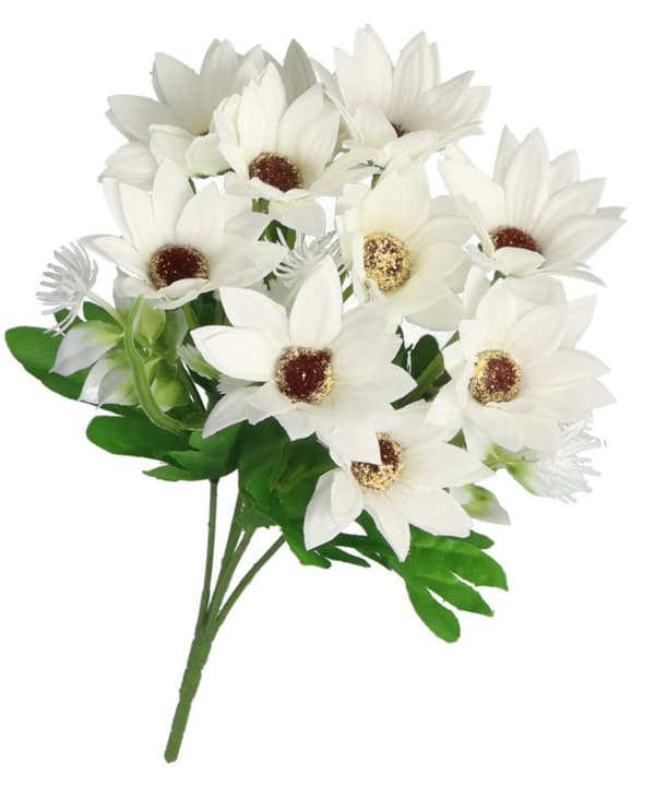 KUNSTIGE BLOMSTER PLANTER BUKET GRENE MARKBLOMSTER