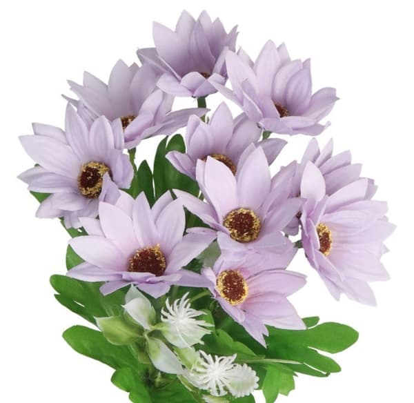 KONSTGJORDA BLOMMOR VÄXTER BUKETTER GRENAR FÄLTBLOMMOR