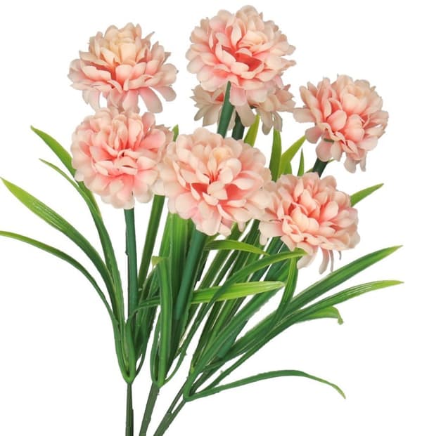 KUNSTIGE BLOMSTER, GRENE, PLANTER, LIVLIGNENDE DAHLIA