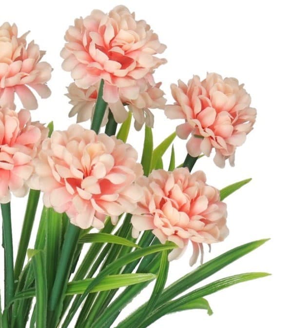 KUNSTIGE BLOMSTER, GRENE, PLANTER, LIVLIGNENDE DAHLIA