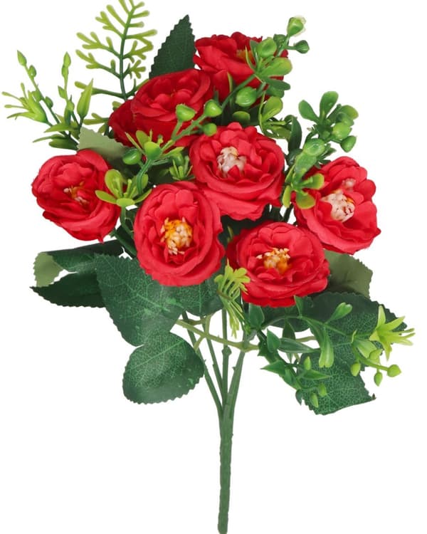 KONSTGJORDA BLOMMOR GRENAR VÄXTER ROSOR ROSOR SOM LIVET