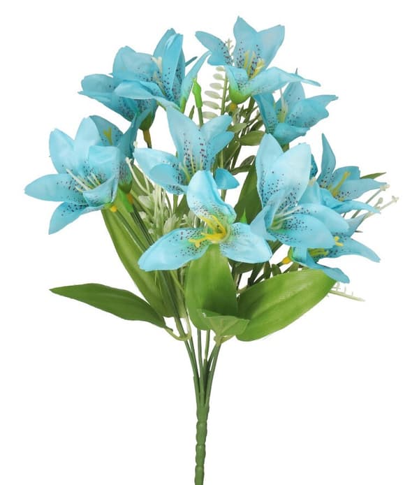 KONSTGJORDA BLOMMOR GRENAR VÄXTER LILJOR LILJOR SOM LIVET