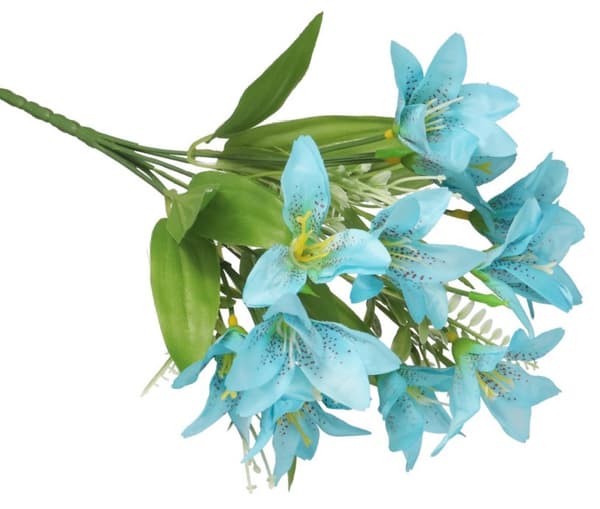 KONSTGJORDA BLOMMOR GRENAR VÄXTER LILJOR LILJOR SOM LIVET