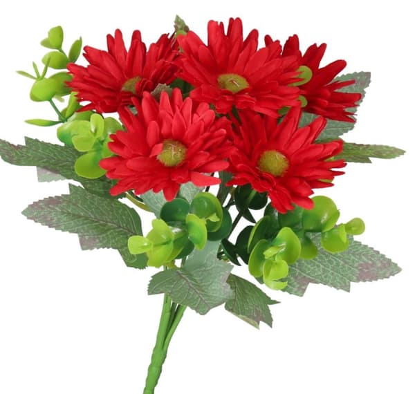 KUNSTIGE BLOMSTER PLANTER BUKET GRENE BLOMSTER MARGARETS