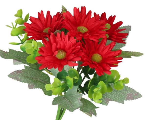 KUNSTIGE BLOMSTER PLANTER BUKET GRENE BLOMSTER MARGARETS