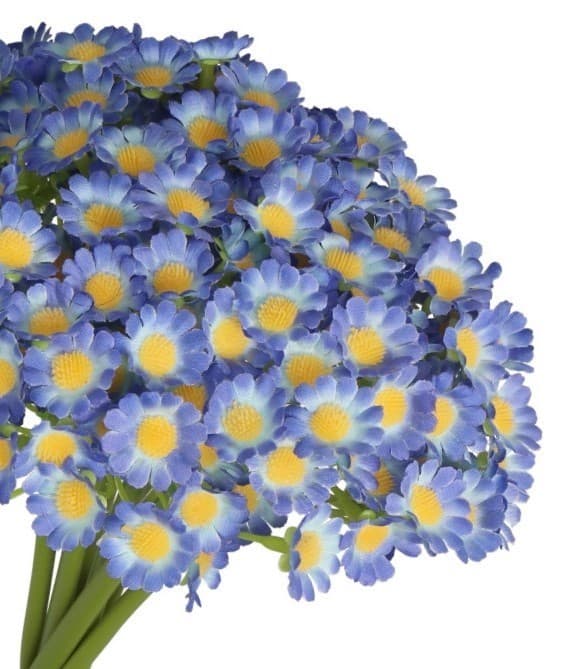KONSTGJORDA GUMMIBLOMMOR GUMMIBELAGDA SMÅBLOMMOR GRENAR VÄXTER