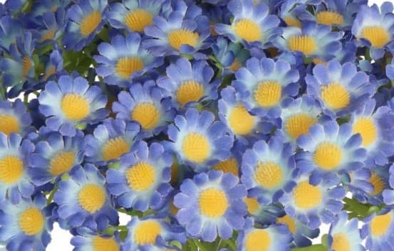 KONSTGJORDA GUMMIBLOMMOR GUMMIBELAGDA SMÅBLOMMOR GRENAR VÄXTER