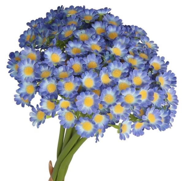 KONSTGJORDA GUMMIBLOMMOR GUMMIBELAGDA SMÅBLOMMOR GRENAR VÄXTER