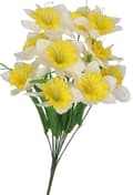 Miniatyrbild 5 av 6: PÅSKLILJOR PÅSKLILJORBUKETT STOR DENIM KONSTGJORDA BLOMMOR