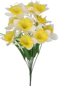 Miniatyrbild 6 av 6: PÅSKLILJOR PÅSKLILJORBUKETT STOR DENIM KONSTGJORDA BLOMMOR