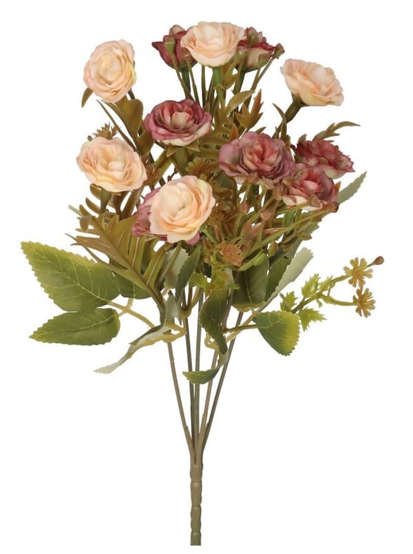 KONSTGJORDA BLOMMOR VÄXTER GRENAR ROSOR BUKETT ROS ROSOR