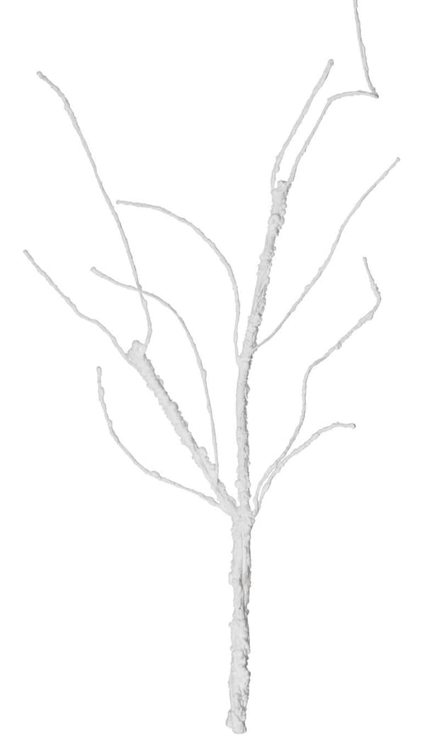 Kunstigt skum rod dekorativ gren 140 cm