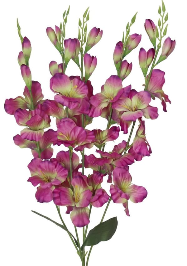 KONSTGJORDA BLOMMOR BUKETT TJOCK STOR GLADIOLIUS GLADIALIS