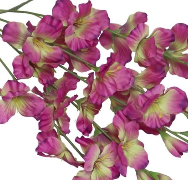 KONSTGJORDA BLOMMOR BUKETT TJOCK STOR GLADIOLIUS GLADIALIS