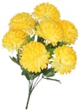 Miniatyrbillede 3 af 6: KUNSTIGE BLOMSTER SOM LIVET KRYSANTEMUMBUKET STOR 7 HOVED