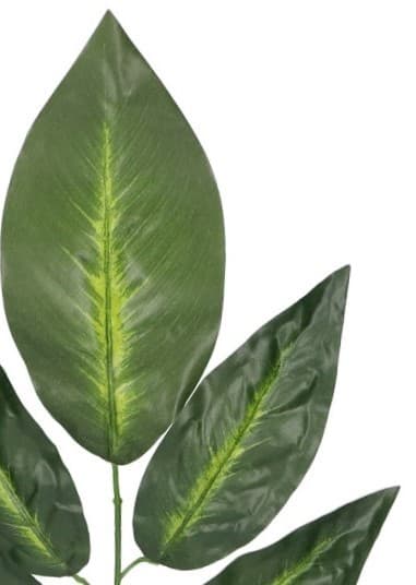 KONSTGJORDA BLAD OCH GRENAR FÖR DEKORATION 12 ST