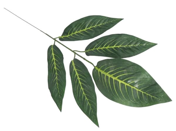 KUNSTIGE BLADE OG GRENE TIL DEKORATION 12 STK.