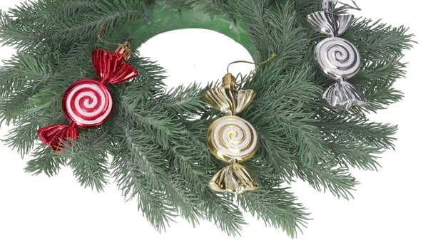 Plastbollar för julgransdekoration 4 st julgransbollar