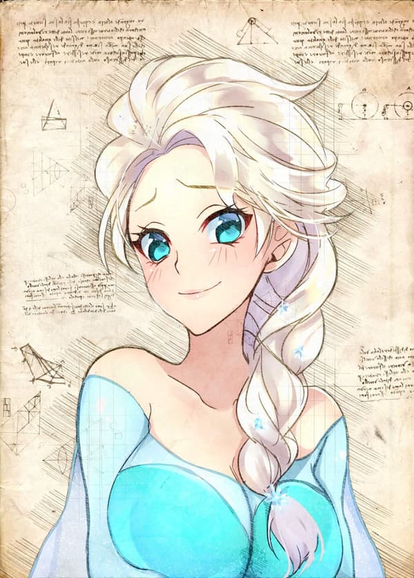 A3 Print - Disney - Frost Elsa 1