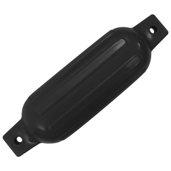 vidaXL Båtfender 4 stk svart 41x11,5 cm PVC