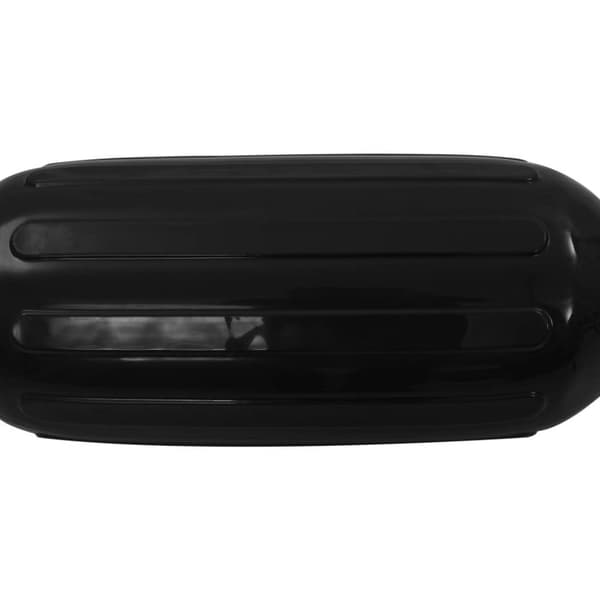 vidaXL Båtfender 2 stk svart 69x21,5 cm PVC