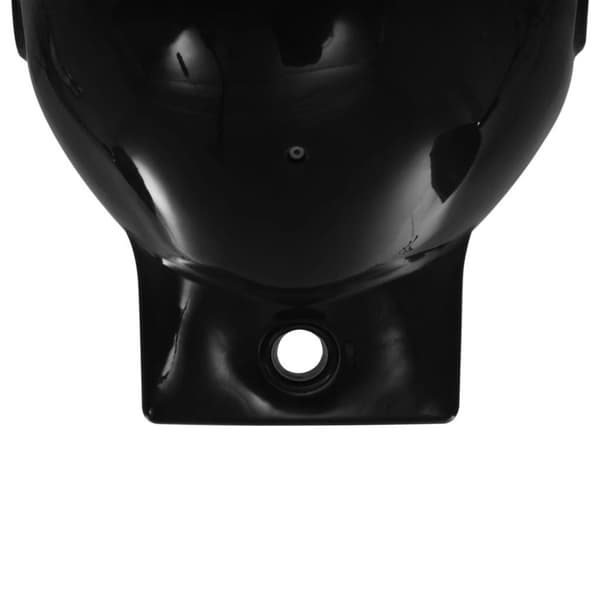 vidaXL Båtfender 2 stk svart 69x21,5 cm PVC