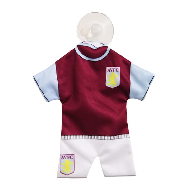 Aston Villa FC Football Kit Car Hanger Claret Red/Blue/White One Size