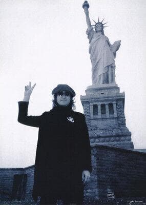 John Lennon - Statue of Liberty