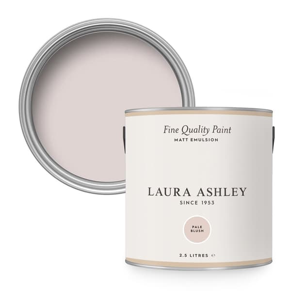 Laura Ashley - Väggfärg Matt - Pale Blush - Rosa - 2,5 liter