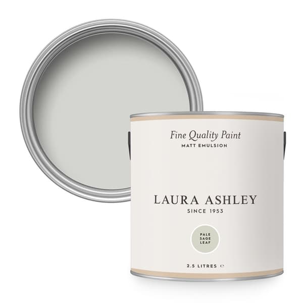 Laura Ashley - Väggfärg Matt - Pale Sage Leaf - Grön - 2,5 liter